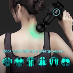 Octav8® Massage Gun - Massage Apparaat - Massage Pistool - 99 Instelbare niveaus en 9 Opzetstukken - LCD-display — thumbnail 3