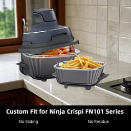 Crispi Accessoires Gescht voor Ninja CRISPi FN101EU, 2 stuks, siliconen vorm voor Ninja Crispi accessoires, 3,8 l en 1,4 l, herbruikbare siliconen vorm voor Airfryer, Ninja Crispi Accessoires — thumbnail 4