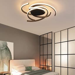 Dimbaar LED Plafondlamp Spiraal Bloem Design Kroonluchter voor Eetkamer en Woonkamer — thumbnail 4