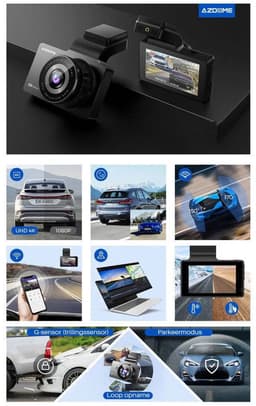 AZDome M63 Lite 1CH dashcam - Ultra 4K resolutie - Wifi - Parkeermodus - 3,0 inch IPS lcd - dashcam voor auto — thumbnail 20