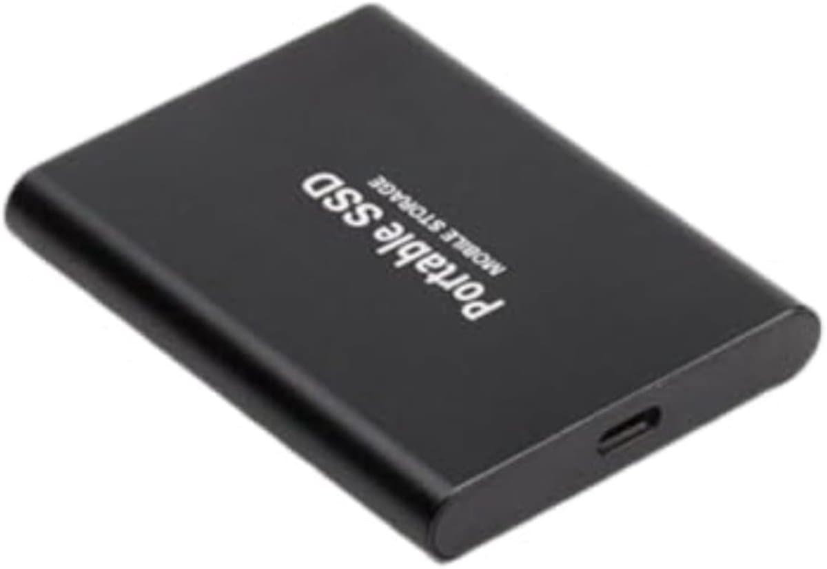Draagbare Externe Schijf - Snelle Opslag - Data Back-up - Schokbestendig Ontwerp - 2.5 Inch Vorm - Zwart — afbeelding 1