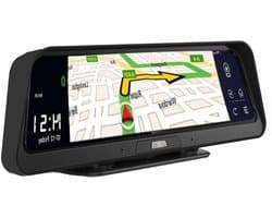 Dashcam voor Auto - 10” Android 8.1 Dashcam - IPS Touchscreen - ADAS Rijhulp - GPS Navigatie - WiFi - Dual Camera 1080P - Parkeermodus - G-Sensor - 4G 15m Camera aan de Achterkant - Zwart