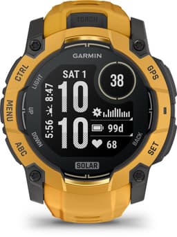 Garmin Instinct® 3 Solar – GPS Smartwatch – 50 mm – Zonne-energie – Sunburst/Geel – Limited Edition — thumbnail 1