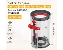 Stofreservoir Geschikt voor Dyson V11 V15 SV14 SV15 SV22 SV17 Animal Absolute Total stofzuigers-Belle's product