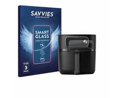 3 Stuks Savvies Screenprotector - geschikt voor Philips Airfryer HD9876/90 - beschermfolie glas transparant — thumbnail 1