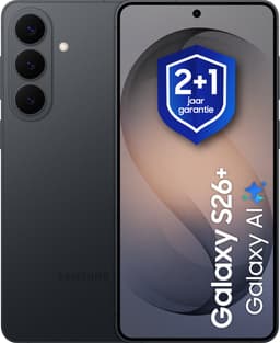 Samsung Galaxy S26 Plus - 512GB - Black + 1 jaar extra garantie — thumbnail 1