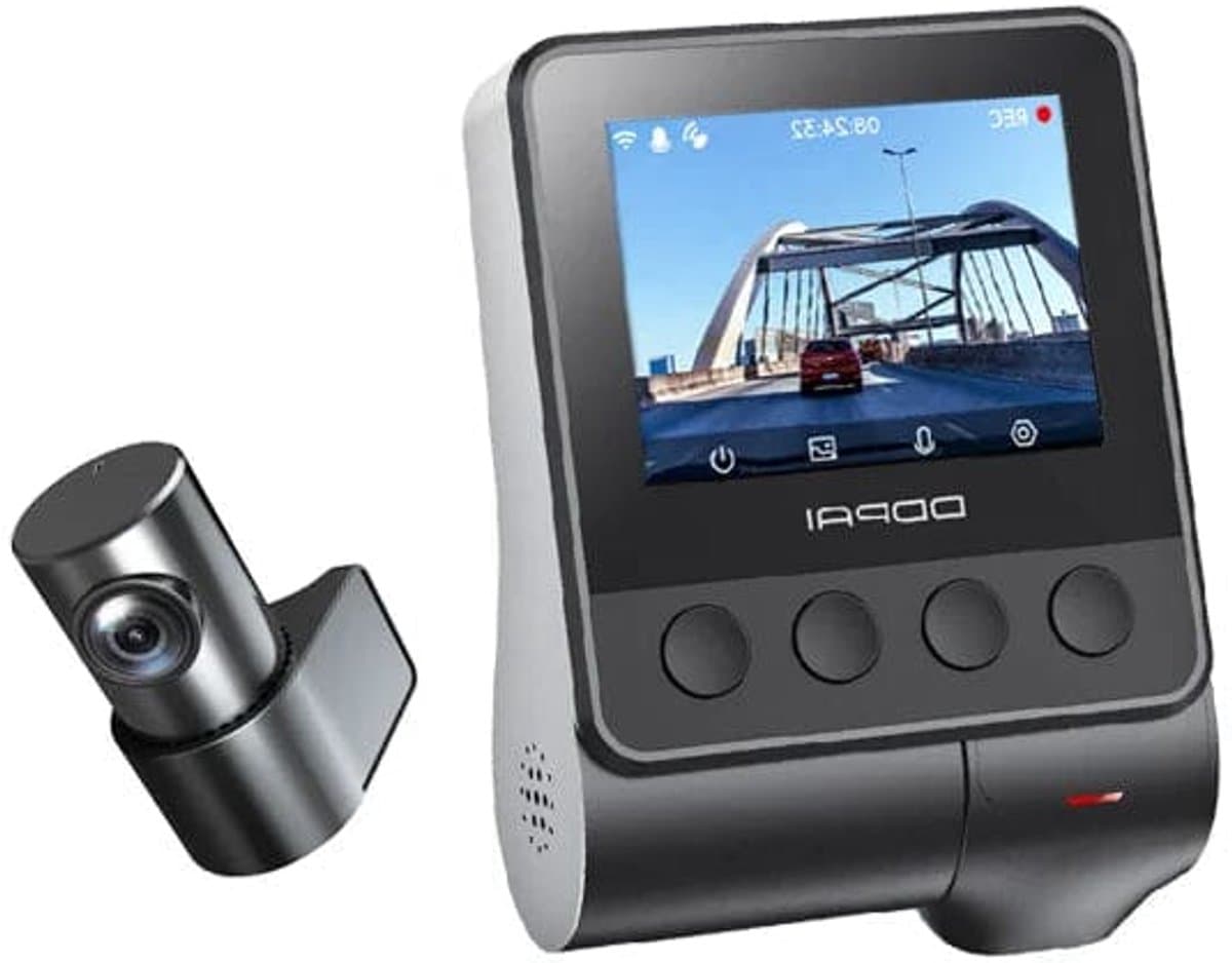 Dashcam voor Auto - Dash Cam - Dual Car Camera Recorder 1944P HD Voor- en Achtercamera - GPS Wifi Car DVR - 24U Parkeerbeveiliging - D²save Opslag — afbeelding 1