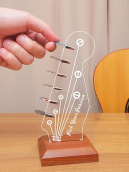 BOTC Plectrum set - Gitaar Plectrumhouder - Verlichte Opbergdoos voor Gitaarplectrums - Gitaaraccessoires & Cadeaus — thumbnail 4