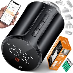 Slimme WiFi Radiatorthermostaat Set van 3 met App en Spraakbediening — thumbnail 1