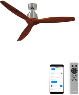 CREATE - Stille plafondventilator van 40 W met technische ABS-bladen (Ø132cm) - Geen licht LED - Met WiFi + Afstandsbediening - WIND STYLANCE — thumbnail 1