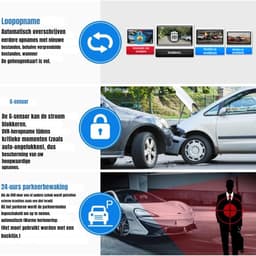 SVN® Dashcam Voor en Achter - Dashcam - Dashcam Voor Auto - Zwart - ‎35cm x 12cm x 9cm — thumbnail 2