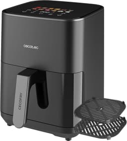 Heteluchtfriteuse - Airfryer Grill - Gezond Koken - Dubbele Weerstand - 4 Liter - Inox — thumbnail 3