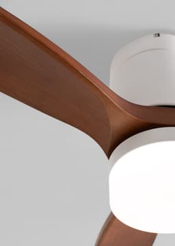 CREATE - Stille 40W plafondventilator met technische ABS bladen in verschillende maten - S - Met licht - Controller voor wandmontage - WIND CALM — thumbnail 3