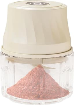 Mini Keukenmachine - Keukenapparaat Hakker - Snel Ingrediënten Snijden - Oplaadbaar Compact Design - 350ml Capaciteit - Zwart — thumbnail 1