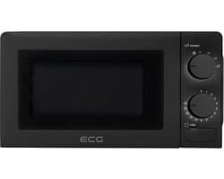 Compacte Magnetron - Kleine Oven - Snelle Maaltijden - Draaiplateau Inbegrepen - 17 Liter Capaciteit - Zwart — afbeelding 1