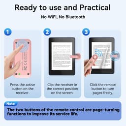 Verstelbare Tablet Standaard met Afstandsbediening Pagina-omslager - Voor E-readers en Tablets — thumbnail 4