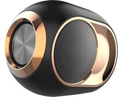 Draadloze Bluetooth Speaker - Bass Boost en 8 Uur Batterijduur - Draagbare Mini Speaker - Ondersteunt Offline Muziek - Formaat 8.5x14.8x10.5 cm - Zwarte Kleur