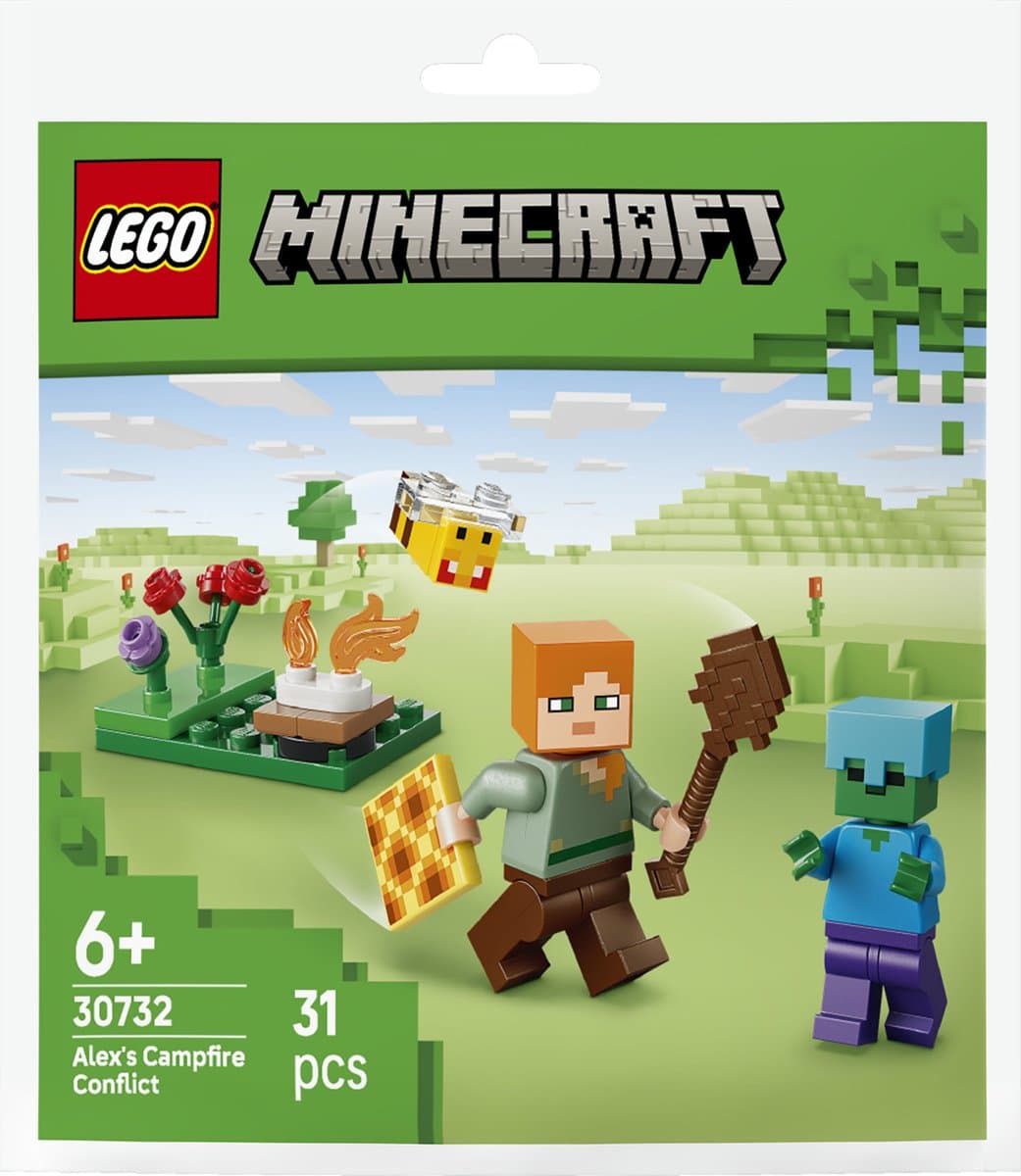 LEGO Minecraft - Alex en de strijd bij het kampvuur - 30732 — afbeelding 1