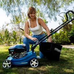 Benzine grasmaaier - Krachtige maaier - Gazon onderhoud - Snij- en verzamelfunctie - 39 cm maaibreedte — thumbnail 5