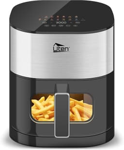 Olievrije Heteluchtfriteuse met Kijkvenster en 14 Kookfuncties - 5,5L, 2000W — thumbnail 1