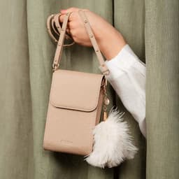 Dutchies Telefoontas Juliet | Beige | Geschikt voor alle merken | Exclusief strap — thumbnail 1