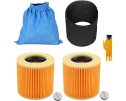 5-delige vervangende HEPA-filterset geschikt voor Karcher MV1 WD1 WD2 WD3 stofzuiger