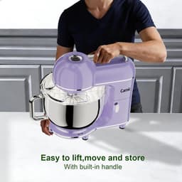 Kneedmachine Keukenmachine - Bakmachine Mixer - Zelf Bakken - 3-in-1 Functionaliteit - 7 Liter Capaciteit - Lichtpaars — thumbnail 5