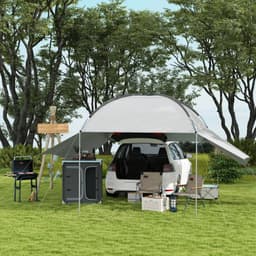 Premie Houtskool Barbecue - Smoker Barbecue - Barbecuegrill - Houtskoolgrill met Deksel, Handgrepen, Thermometer, Wielen - Verplaatsbaar - BBQ voor buiten, tuin - 83 x 46,5 x 115 cm - Zwart — thumbnail 3