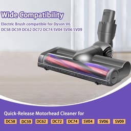 Elektrische Borstelkop Voor Stofzuiger - Compatibel Met Dyson V6 DC58 DC59 DC62 DC74 SV09 - Voor Harde Vloeren En Tapijt - Duurzaam Accessoire — thumbnail 4