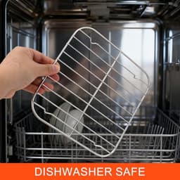 Crisper Rack - RVS Airfryer Accessoire - Geschikt voor 2.5QT & 4QT Glascontainers — thumbnail 3
