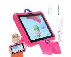 Kindertablet 7 inch - Peutertablet - 32GB - Roze - Met Hoesje & Ouderlijk Toezicht