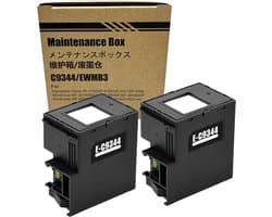 2x Inkt Onderhoudsdoos - Verdwijnt Printerinkt - Compatibel met Diverse Printerseries