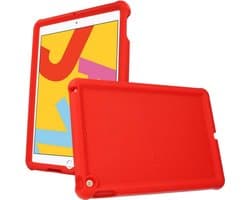 Robuuste Kindvriendelijke Bumper Hoes voor iPad 10.2 (2019/2020) - Schokbestendige Siliconen met Screenprotector