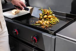 Cozze® Combo 900 Gas BBQ Grill – Infrarood Brander & Plancha – Buitenkeuken Module – 7,5 kW – Groot Plancha Oppervlak – Voor Grillen, Bakken & Sauteren — thumbnail 4