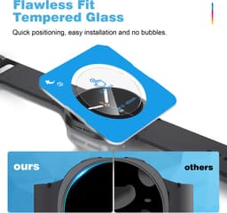 YONO Armor Case geschikt voor Samsung Watch 8 40mm - Screen Protector - RVS Hoesje - Zwart — thumbnail 4