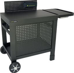 COOK'IN GARDEN REVA 110 PREMIUM buffetkast - 100% metaal - Werkblad (L.108 x B.55 cm) - 1 lage plank, 1 rok, 1 dressoir — thumbnail 2