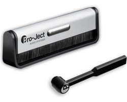 Pro-Ject Cleaning Set Reinigingskit - Complete Vinylverzorging - Antistatisch & Beschermend - Eenvoudig in Gebruik - Zwart