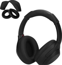 kwmobile siliconen cover voor koptelefoon - geschikt voor Sony WH-1000XM4 / WH-1000XM3 - Voor band en oorpads - 3x in zwart — thumbnail 15