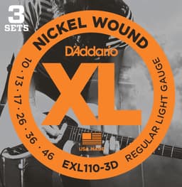 D'Addario EXL110-3D Snaren 3-Pack voor Elektrische Gitaar (10-46) — thumbnail 5