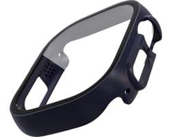 Watch case screenprotector - hoesje - geschikt voor Apple Watch Ultra / Ultra 2 - 49 mm - donkerblauw