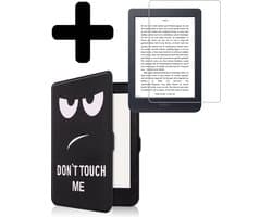 Hoes Geschikt voor Kobo Nia - E-reader Bescherm Hoesje Case Sleep Cover Met Screenprotector - Hoes Geschikt voor Kobo Nia Hoesje - Don't Touch Me