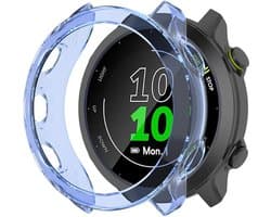 Garmin Forerunner 55 Hoesje - Flexibel TPU Bumper - Blauw