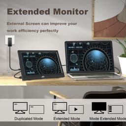 Timé Draagbare Monitor - Portable Monitor - Draagbaar Scherm - Monitor — thumbnail 5