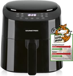 Gourmet Maxx Hetelucht friteuse digitaal - 4,5 liter - 1400W - swart — thumbnail 2