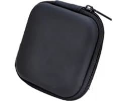 Oortjes opberg hoesje - Case - Etui - Organizer - Voor oordopjes en laadkabels - USB - Zwart