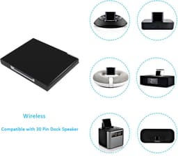 Bluetooth audio ontvanger naar 30 pin voor docking station — thumbnail 2