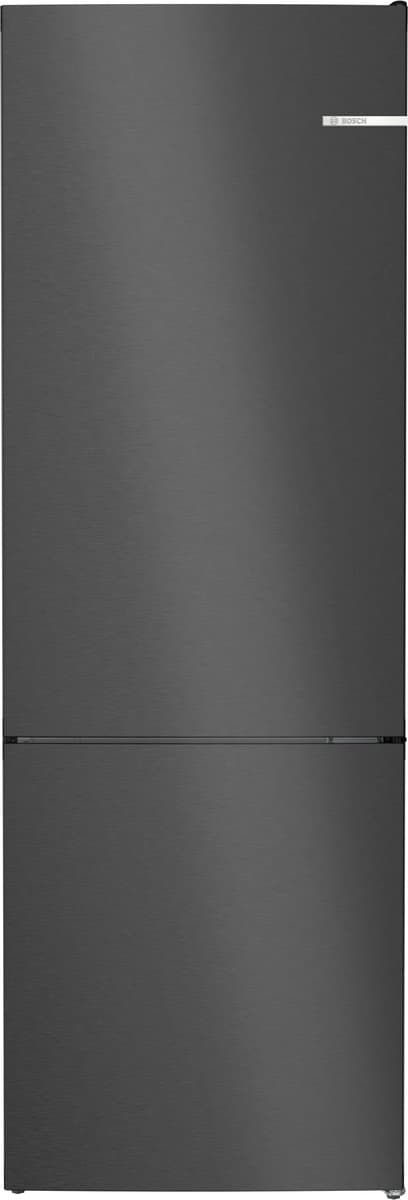 Bosch KGN492XCF - Serie 4 - Vrijstaande koel-vriescombinatie - Zwart - Extra breed - No Frost - nooit meer ontdooien - VitaFresh XXL 0°C: houd etenswaren langer vers met extra ruime vershoudlades- Energielabel C - Zeer stil — afbeelding 1