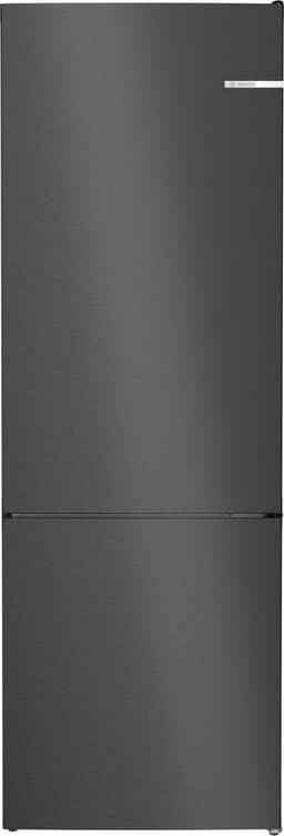 Bosch KGN492XCF - Serie 4 - Vrijstaande koel-vriescombinatie - Zwart - Extra breed - No Frost - nooit meer ontdooien - VitaFresh XXL 0°C: houd etenswaren langer vers met extra ruime vershoudlades- Energielabel C - Zeer stil — thumbnail 1