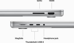 Apple Macbook Pro (2023) - MR7K3N/A - 14 inch - M3 - 1 TB - Zilver — thumbnail 4