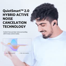 EarFun Air Pro SV - Bluetooth Oordopjes - Active Noise Cancelling - Draadloos Opladen - IPX5 Waterbestendig - Zwart — thumbnail 5